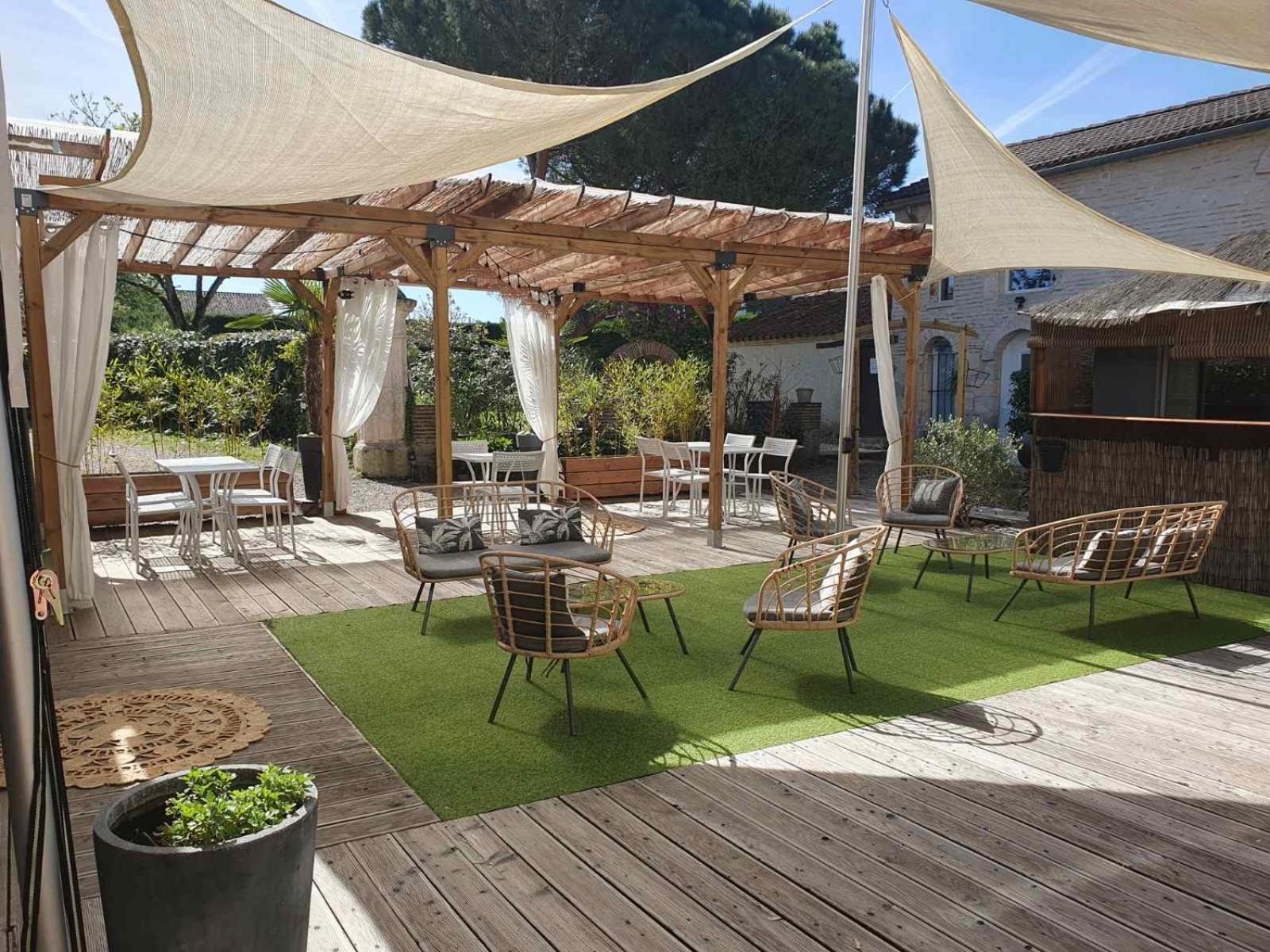 Domaine Le Baraillot, Chambres Et Repas D'Hotes, Soiree Etape Aiguillon Buitenkant foto